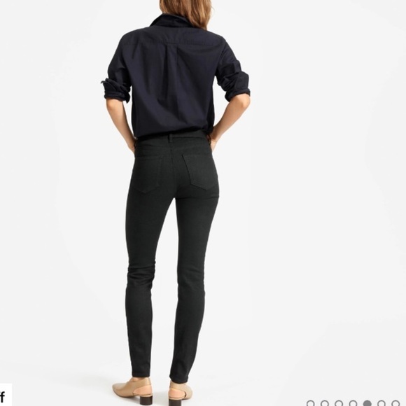 Everlane | The Mid Rise Skinny Jeans Black Size 24 - Picture 9 of 9